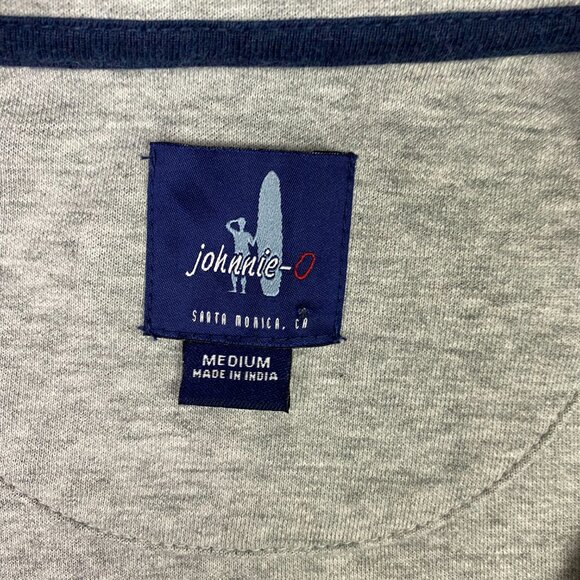 Johnnie-O Sully 1/4 Zip Pullover Men's Medium Midnight Navy Blue Sweatshirt - Picture 7 of 12